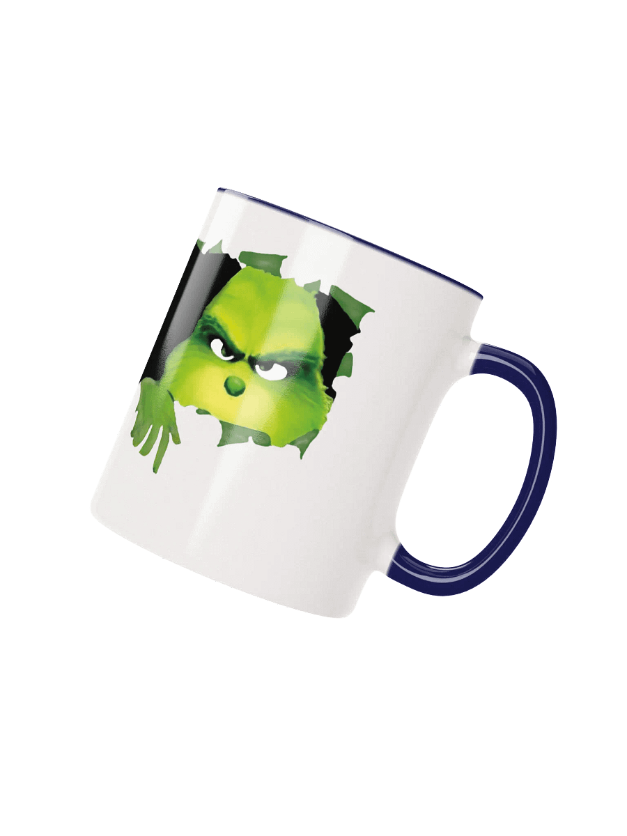 Mischievous Grinch Peek-a-Boo Ceramic Mug product image (2)