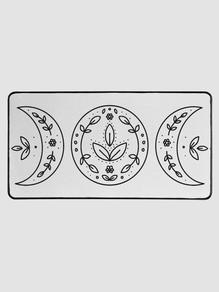 Triple Moon floral desk/mouse pad product image (1)