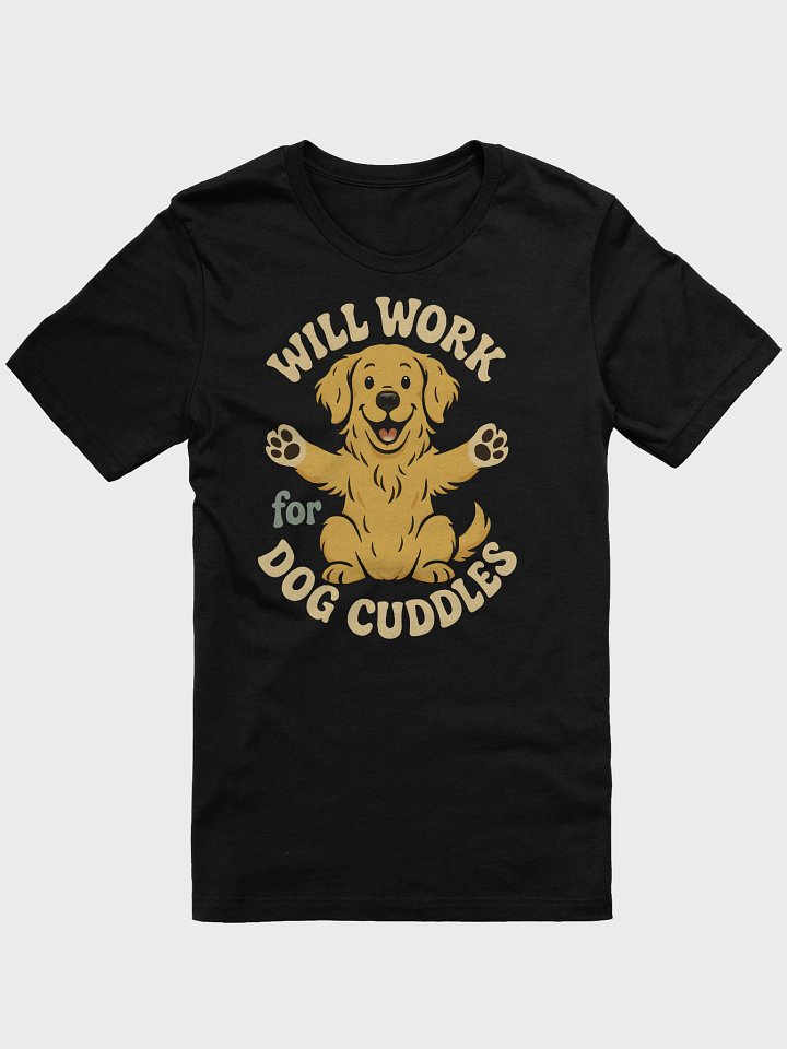 Dog Cuddles Work T-Shirt product image (1)