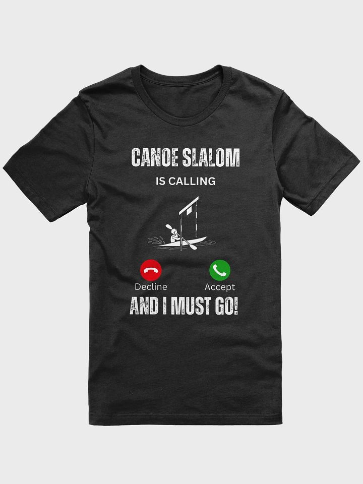 Canoe slalom is calling - Unisex T-shirt Bella Canvas 3001 product image (2)