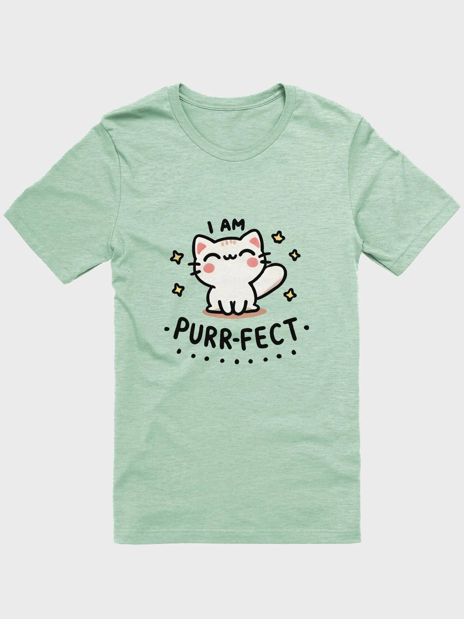 I am purr-fect t-shirt product image (1)
