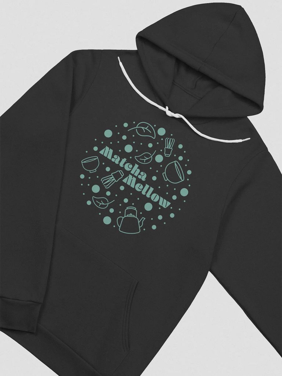 MatchaMellow Hoodie circle logo with teal logo product image (6)