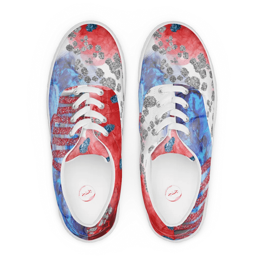 Womens Patriotic Laced Up Shoes product image (1)