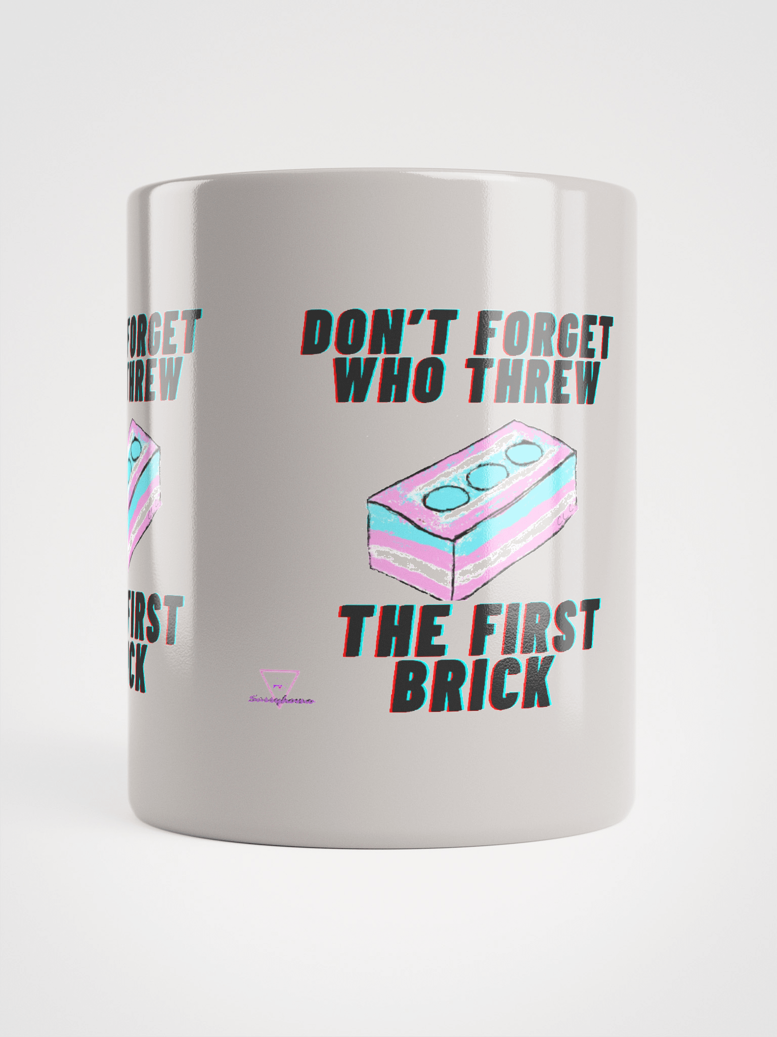 Don't Forget Who Threw The First Brick Mug-White product image (16)