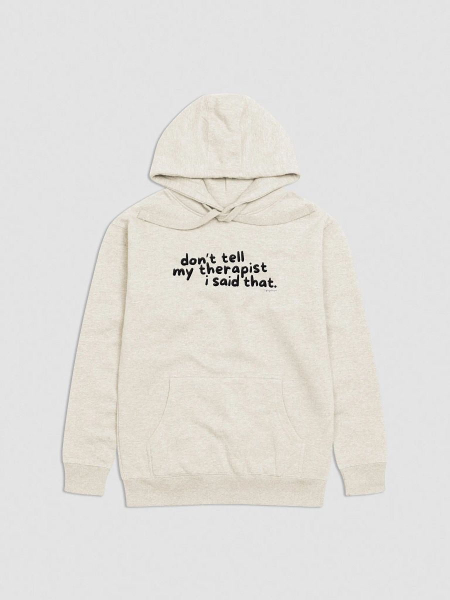Therapy Hoodie (Embroidered) product image (1)