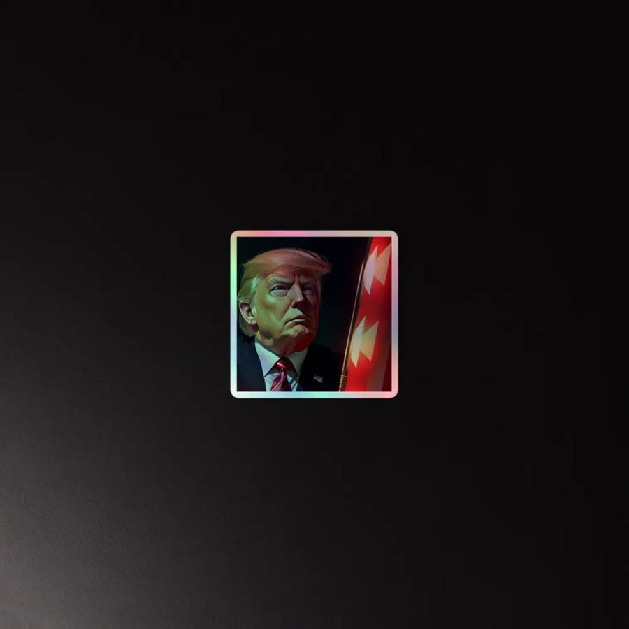 Pledge of Allegiance Holographic Sticker product image (2)