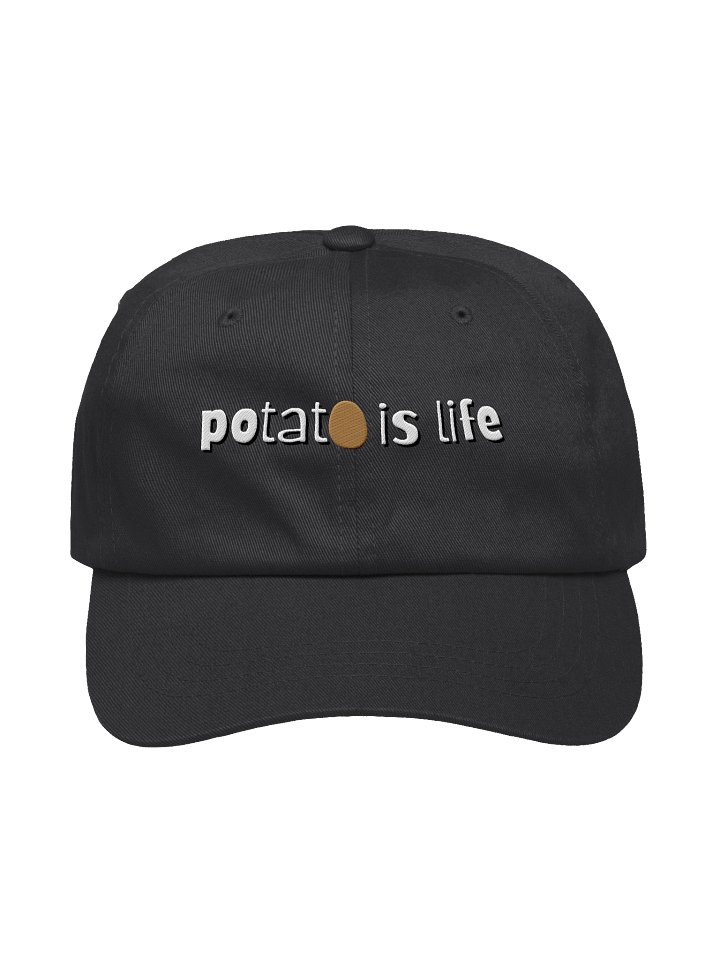 potato is life hat black product image (1)