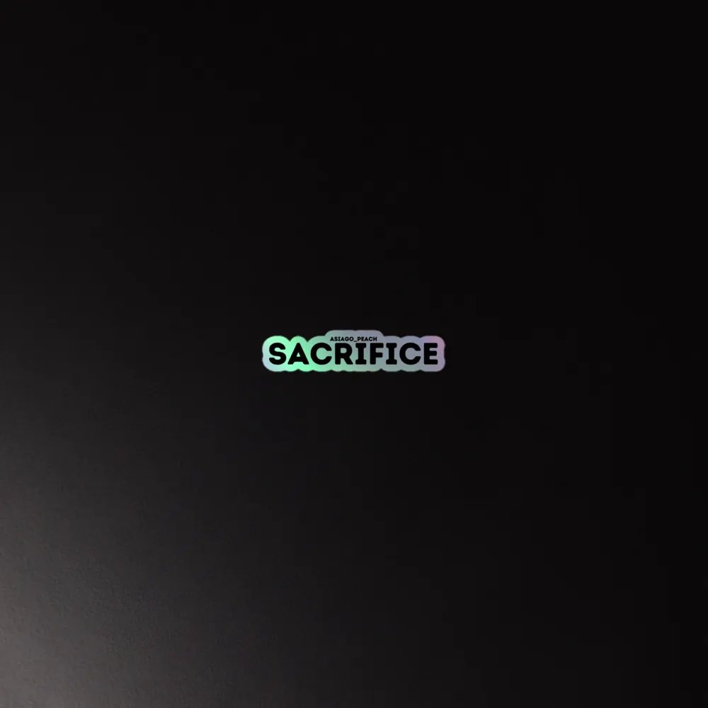 SACRIFICE Holographic Sticker product image (4)