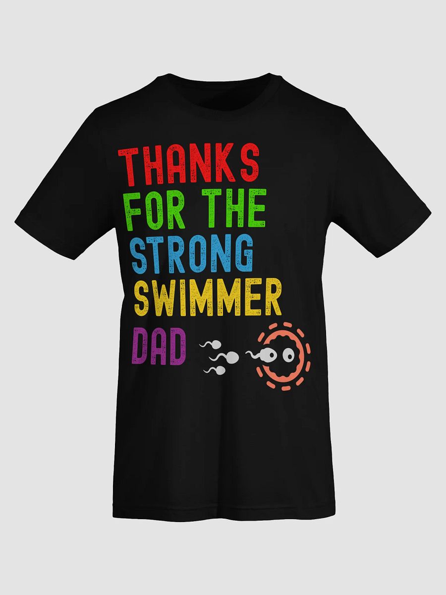 Colorful Graphic Swimmer Dad T-Shirt product image (55)