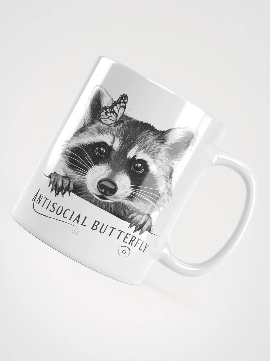 Antisocial Butterfly Raccoon Mug product image (12)