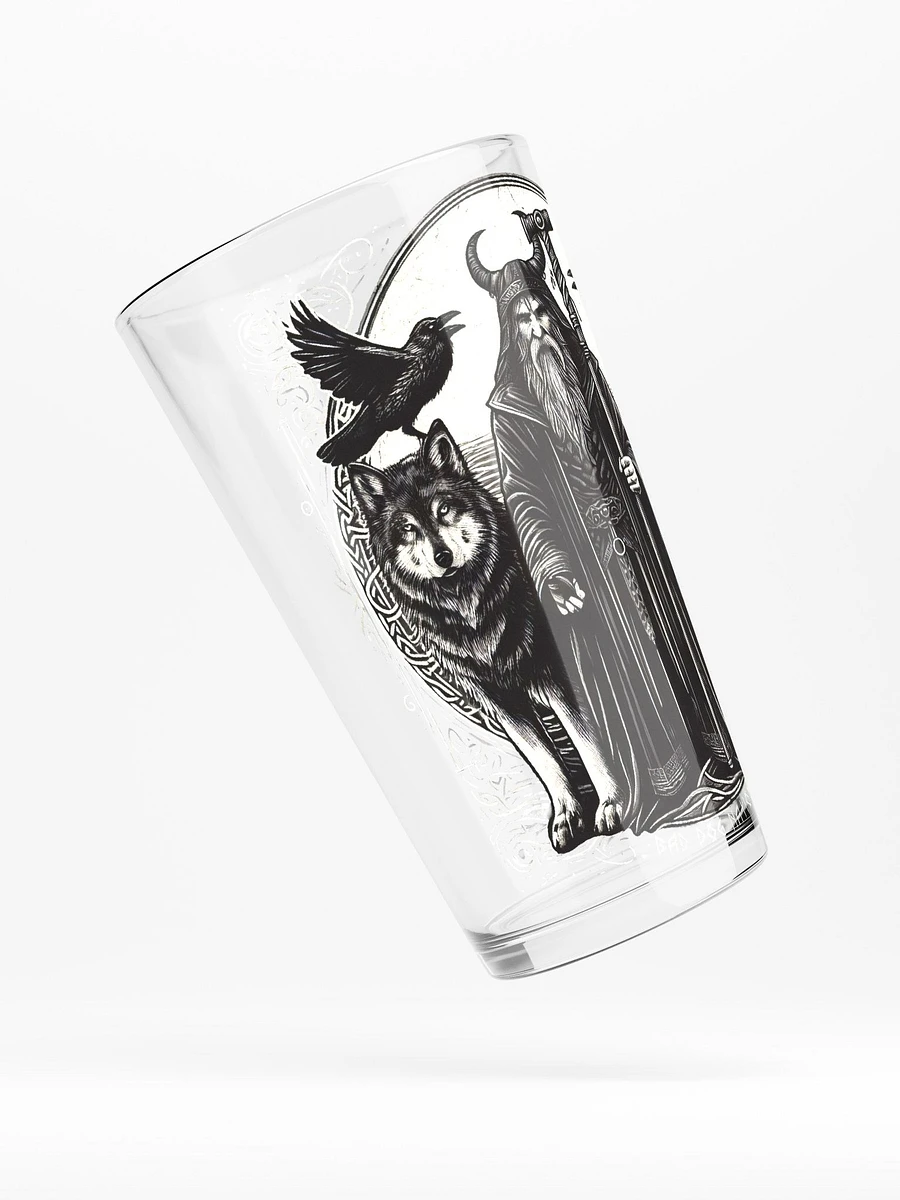 Odin's Wolves - 16oz Pint Glass product image (4)