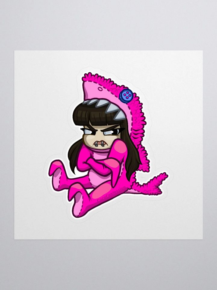 Pink Shark Sticker product image (1)