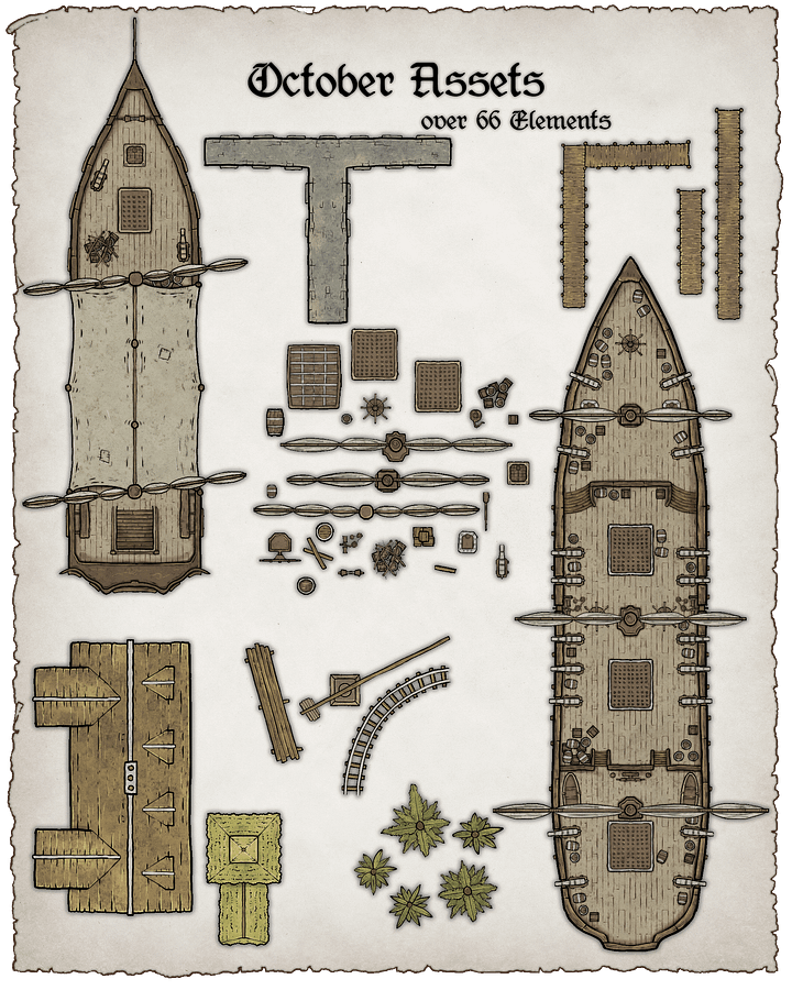 October Assets Pack product image (1)