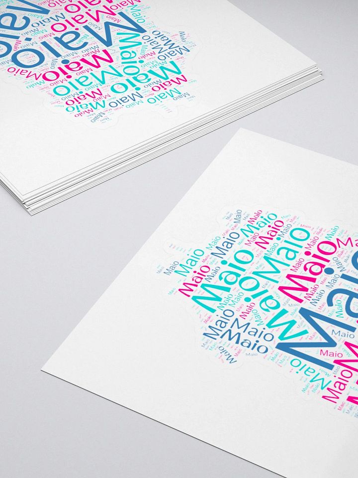 Maio Word Cloud Stickers product image (2)