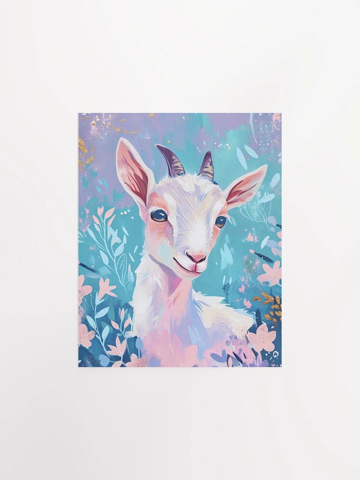 Whimsical Kid Goat Poster product image (1)