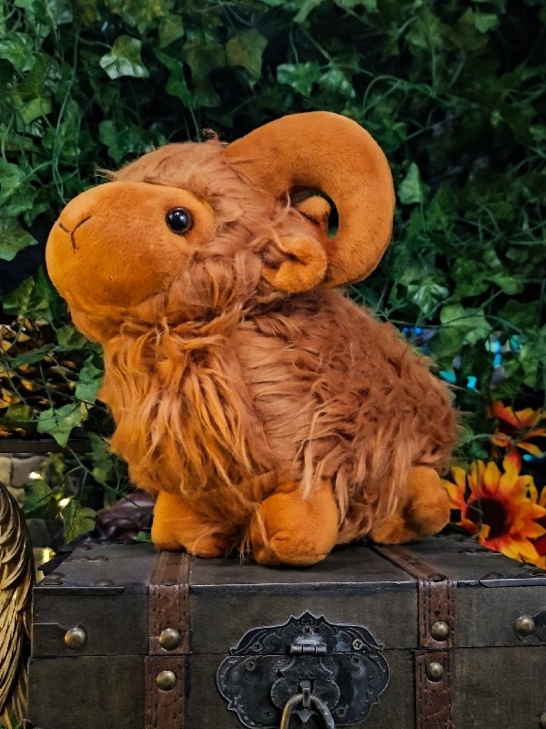The Armored Kingdom Baby SnuggleHorn Sheep Plushie product image (5)