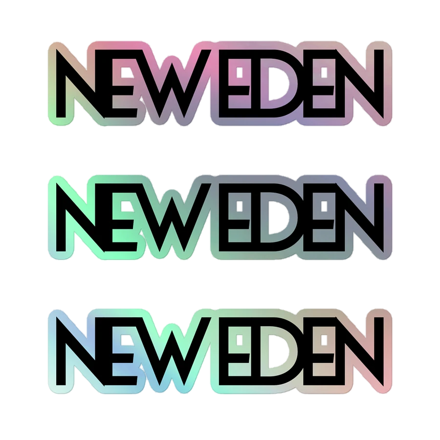 New Eden Cut Holographic Stickers product image (1)