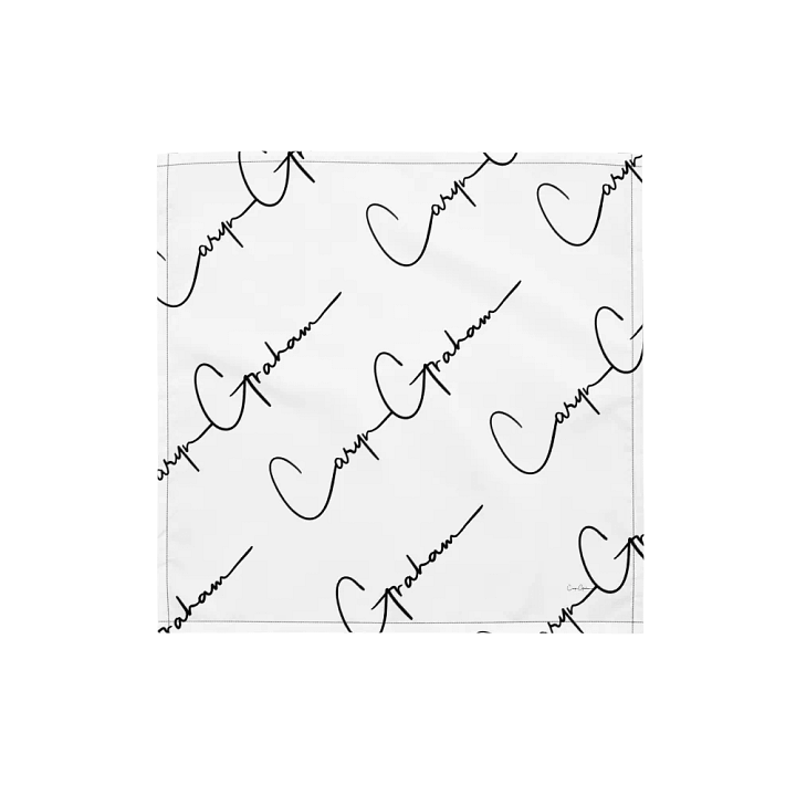 Caryn Graham Monogram Print Bandana product image (1)