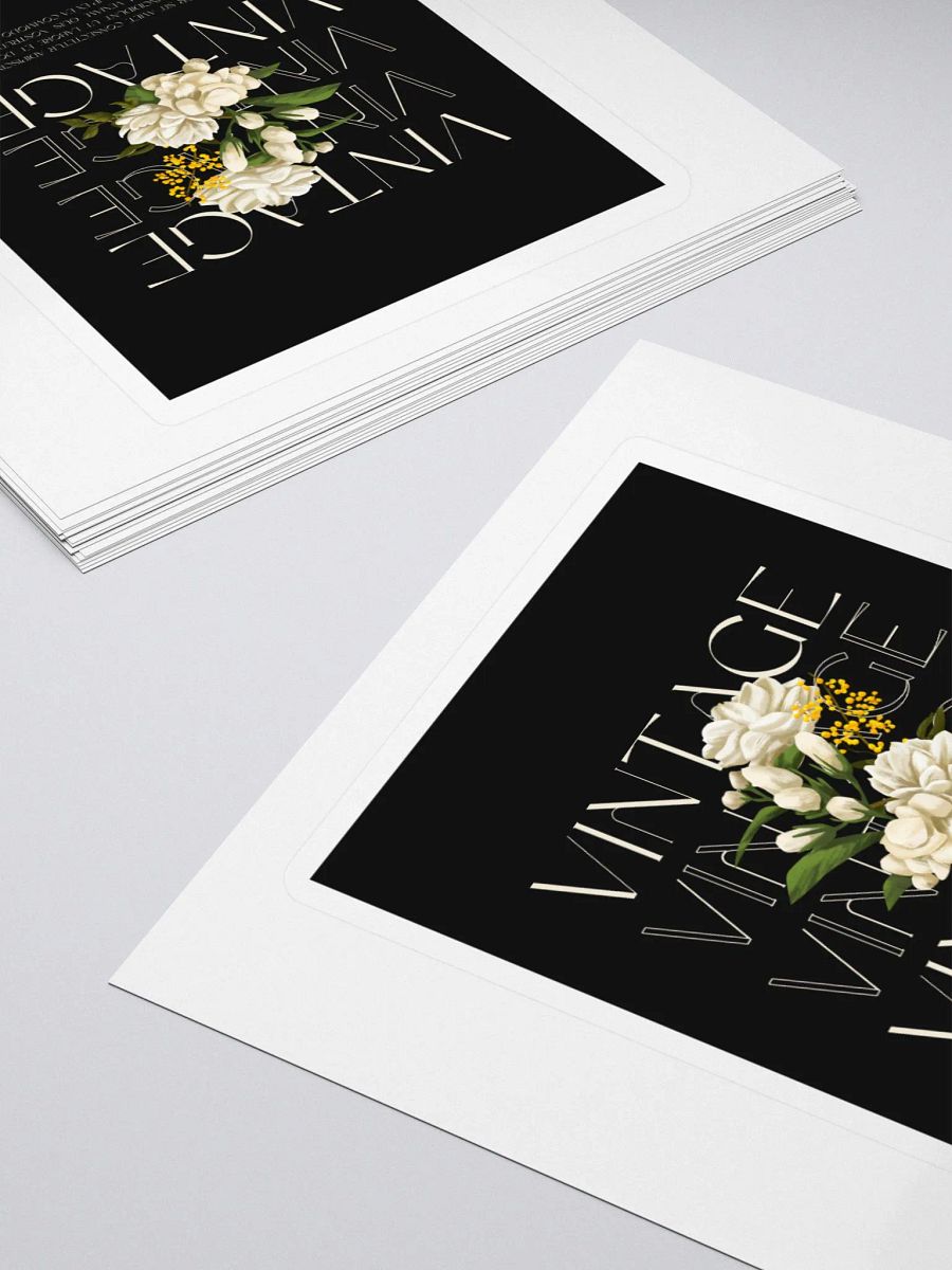 Vintage Floral Elegance Sticker Set product image (4)