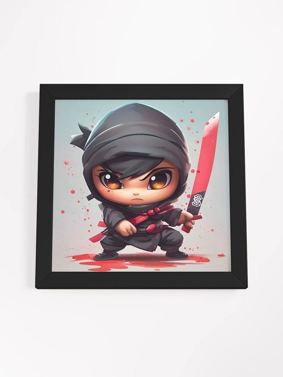 Framed Cute Ninja Poster product image (34)