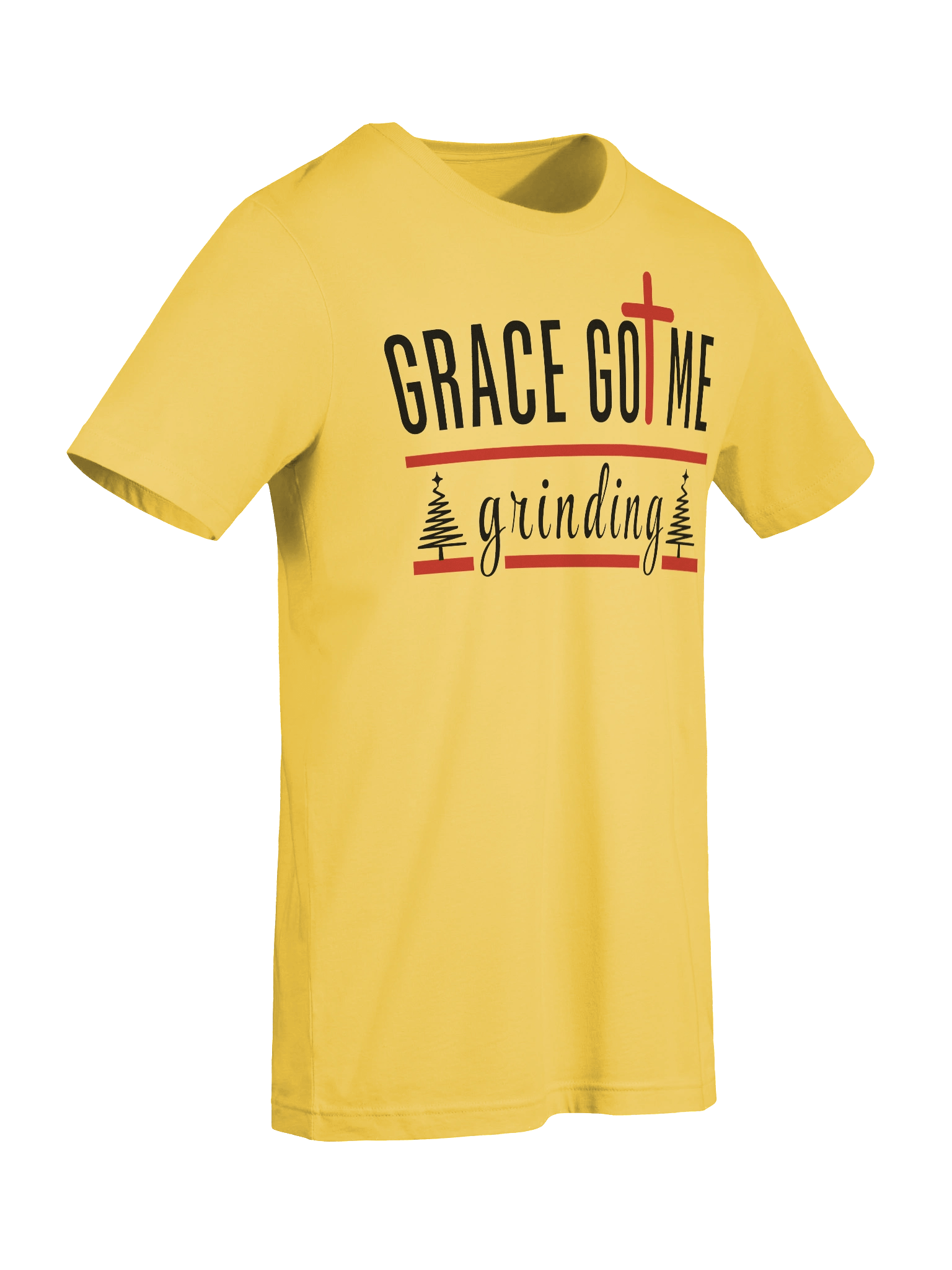 Grace Got Me Grinding Christian T-Shirt | Faith Hustle Tee for Women | Motivational Jesus Shirt product image (18)