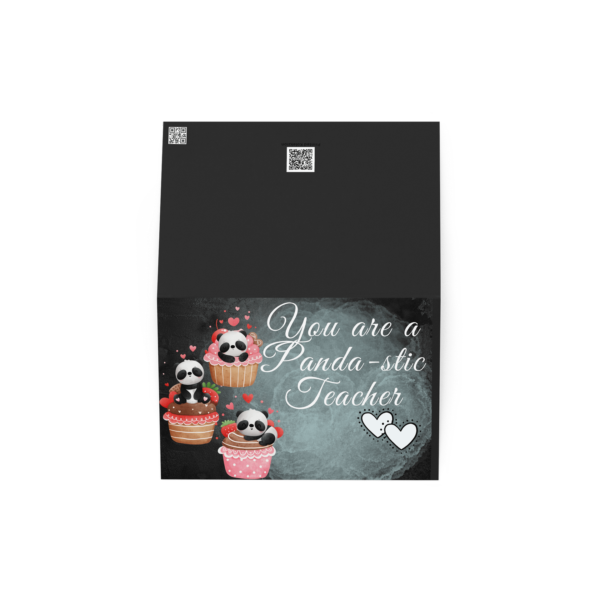 you are a panda-stic teacher greeting card product image (3)