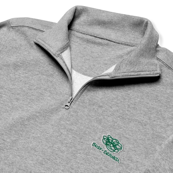 BUSY-BRAINED (kelly bubble design) embroidered quarter zip product image (6)