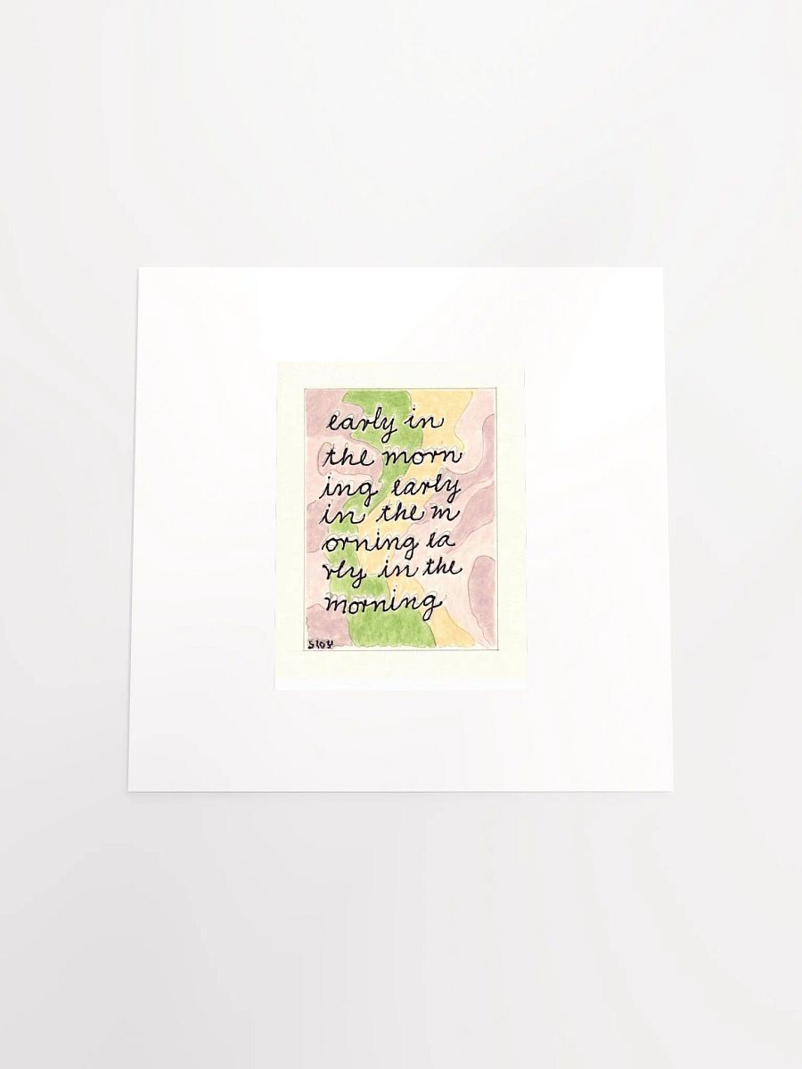 early in the morning panel card print product image (4)
