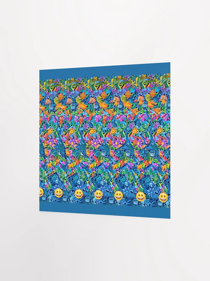 Be Happy - 3D Stereogram Poster product image (8)
