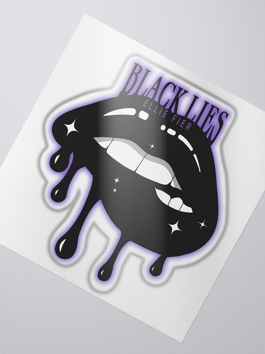 BLACK LIES Sticker product image (2)
