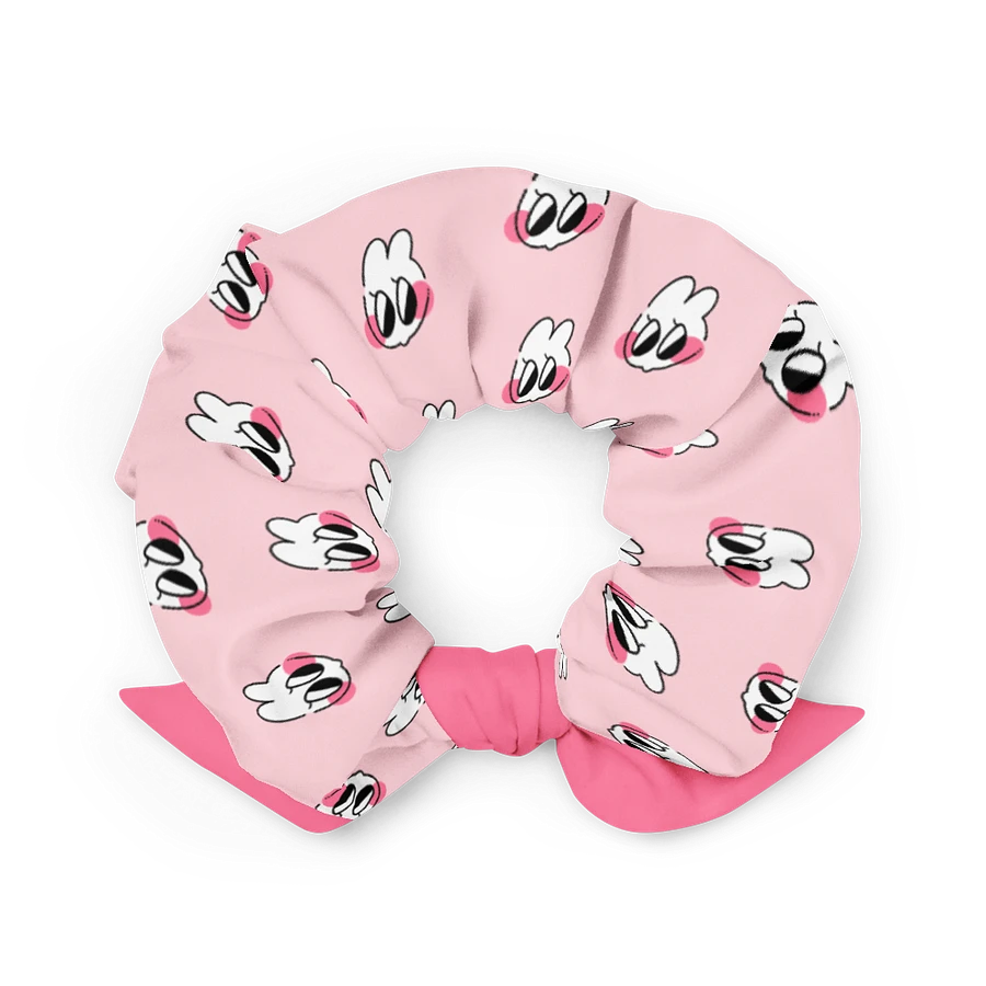 sneaky ⟡ printed scrunchie with bow [pink] product image (5)