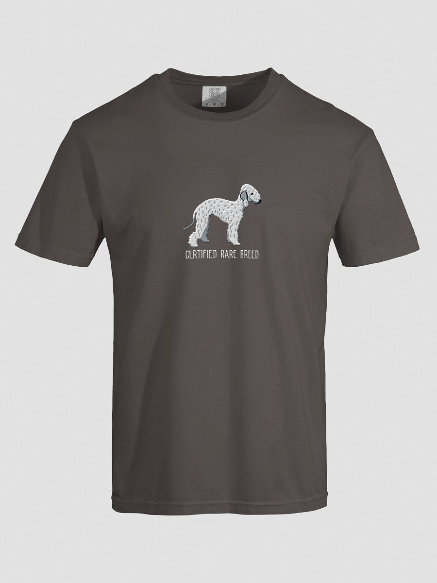 Certified Rare Breed T-Shirt(Embroidered) of a Bedlington Terrier(White) product image (37)