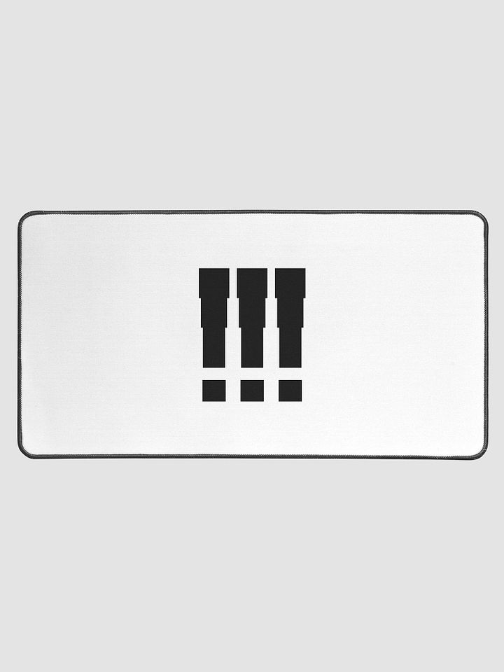 !!! | DESK MAT BLACK product image (1)