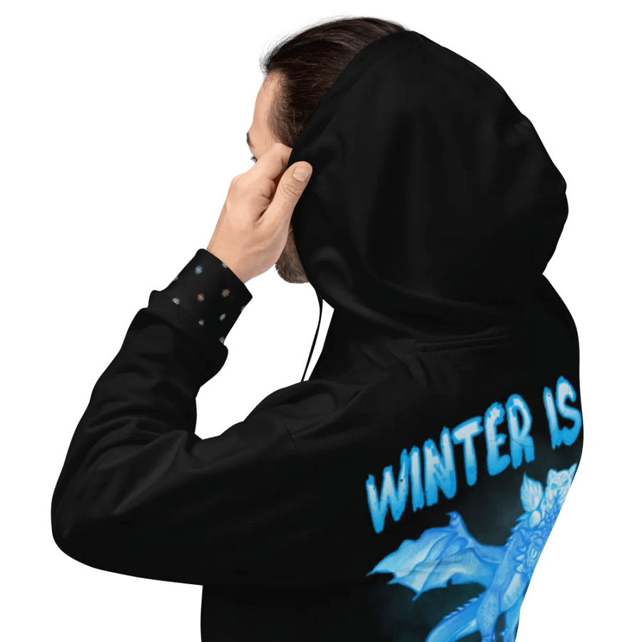 Black Winter is Here Hoodie - back product image (3)
