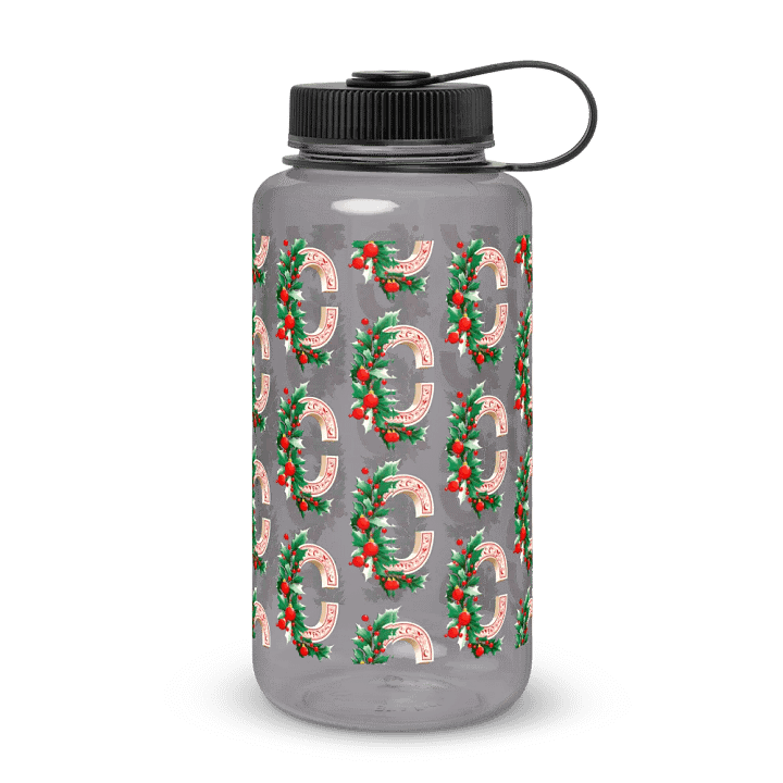 Christmas Monogram Letter C(7) Water Bottle product image (2)