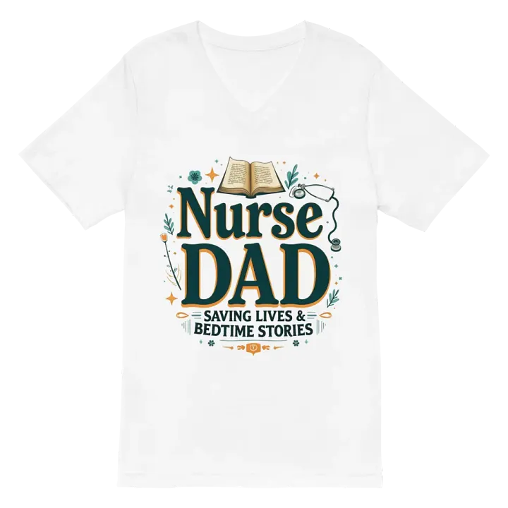 Nurse Dad Saving Lives Tee product image (2)