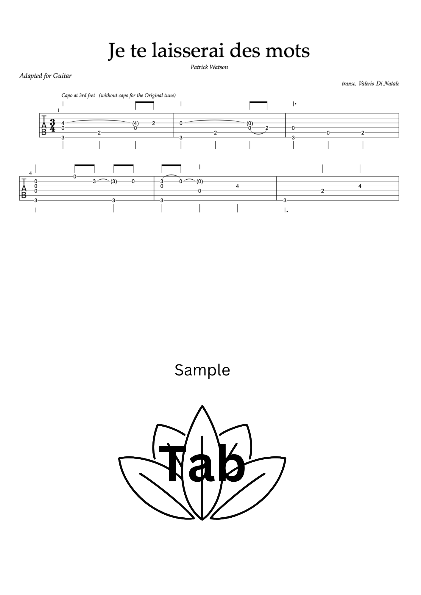 Je te laisserai des mots by Patrick Watson. product image (3)