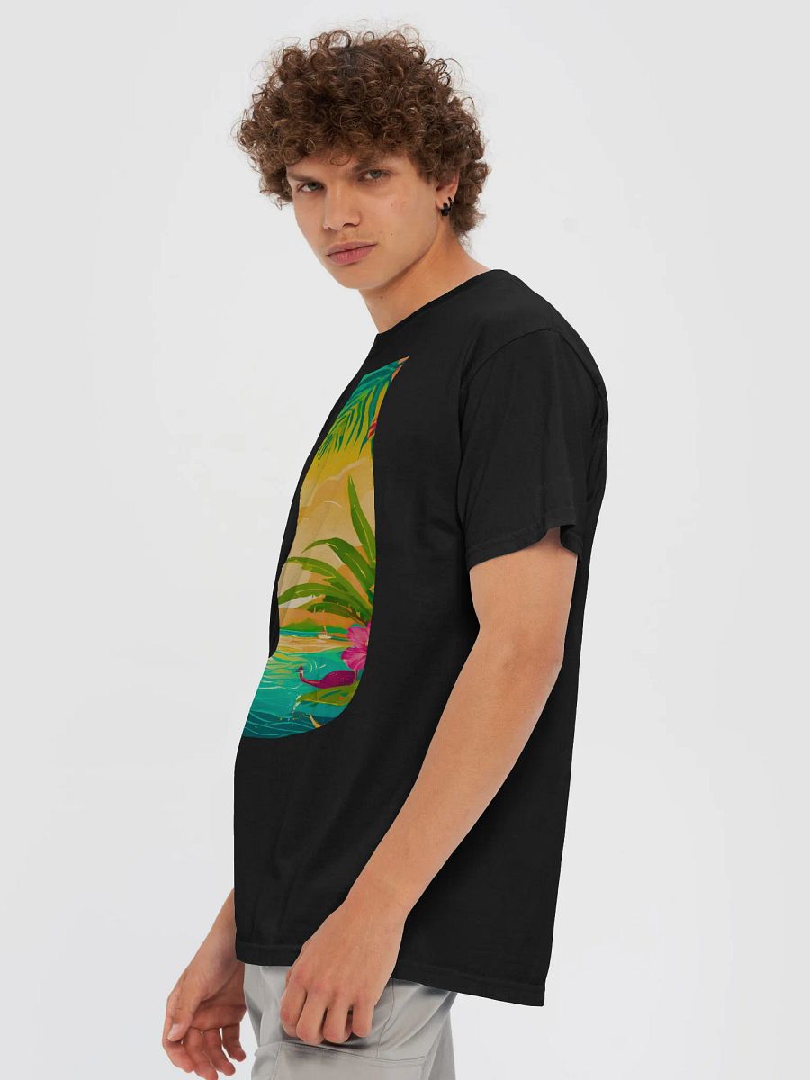 Tropical Sunset Paradise T-Shirt (Letter-J) product image (8)