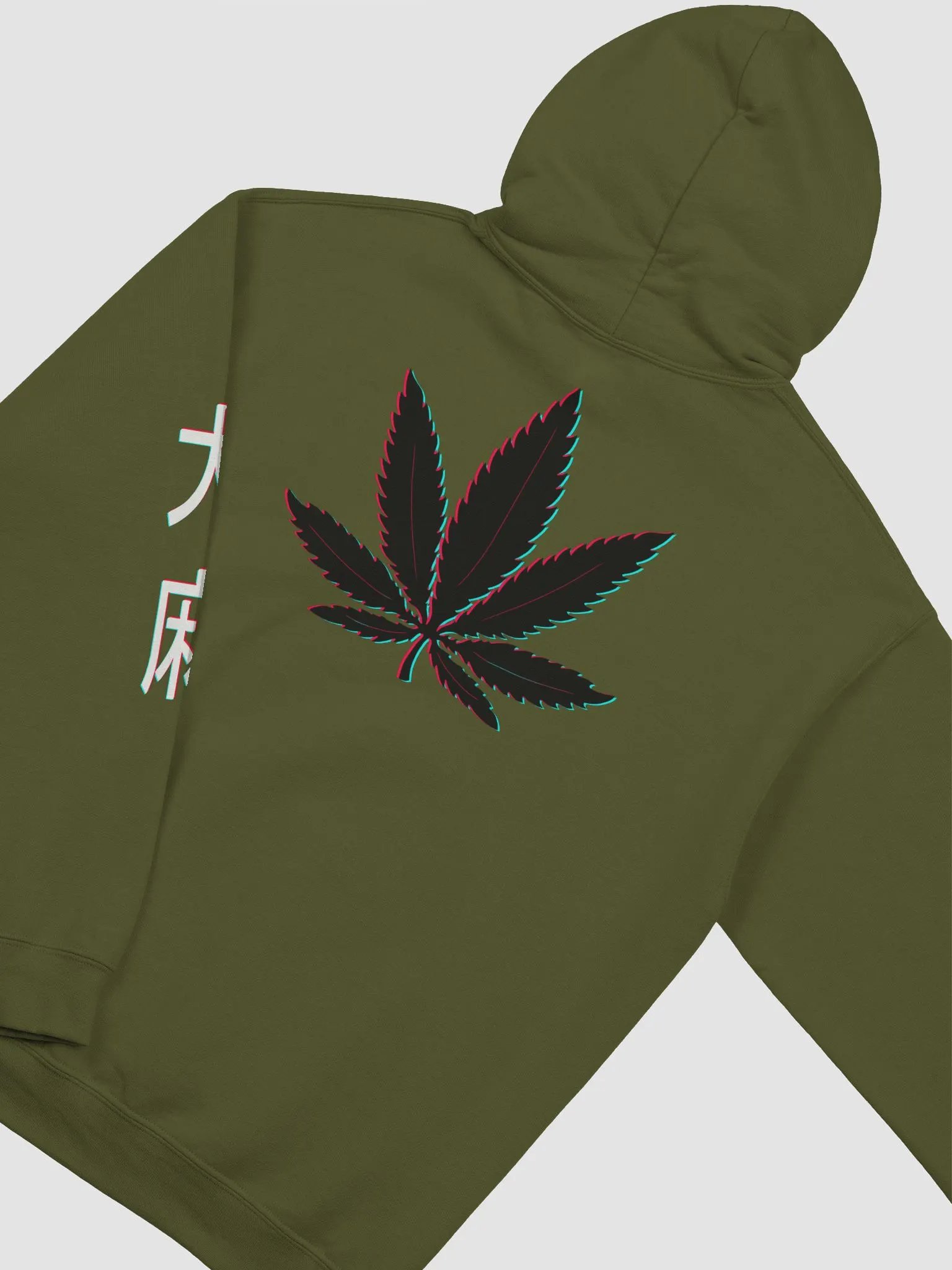 大麻 Cannabis 3D Cyberpunk Japanese Hoodie product image (34)