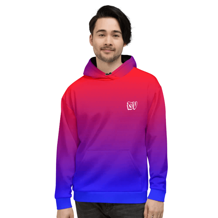 STRAIGHT VIBIN NEON COLOR FADE STYLE MADARA HOODIE product image (2)