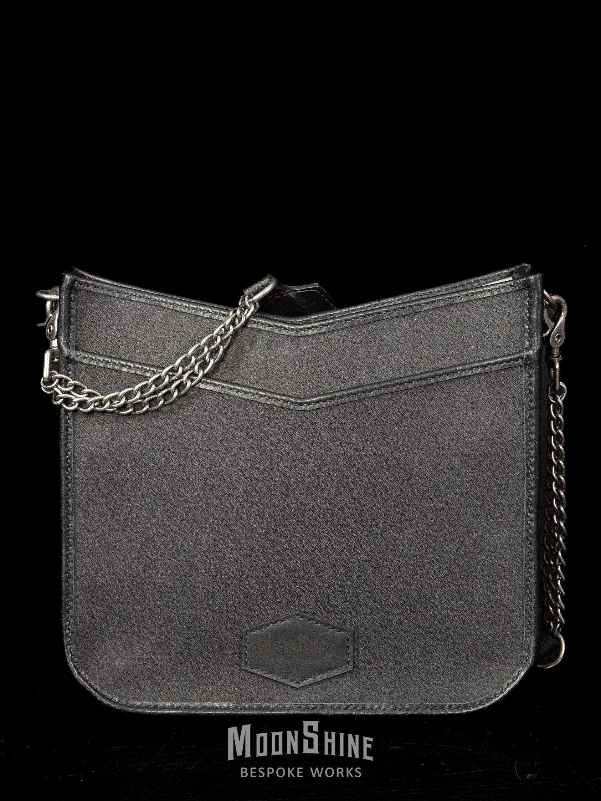 Blue Metallic Acid Wash Hair-On Cowhide Shoulder Tote Bag product image (5)