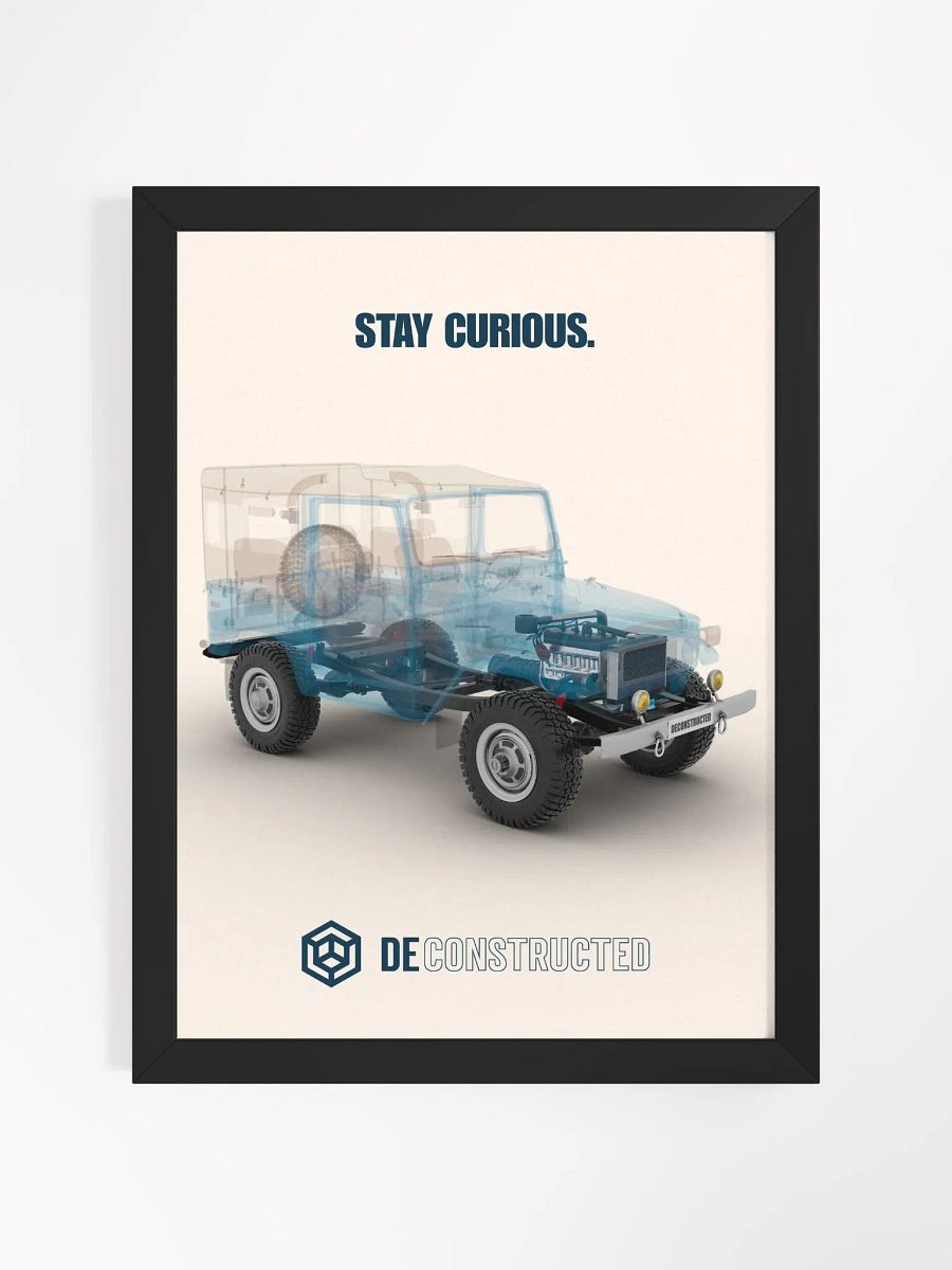 4x4 X-ray View Framed Poster product image (1)