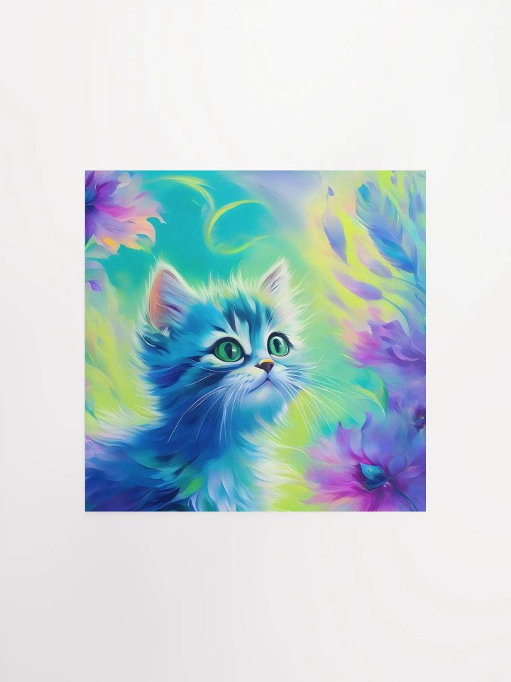 Colorful Kitty Vibes Poster product image (2)