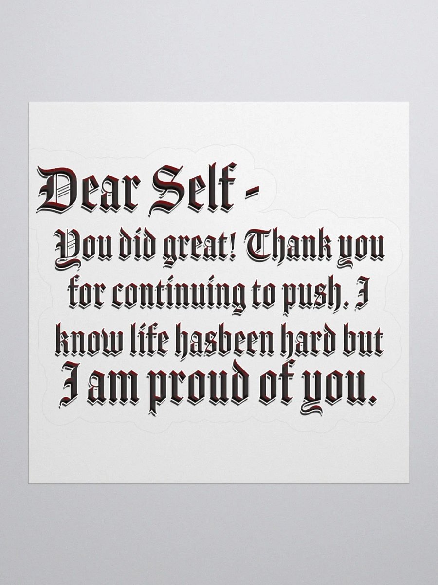 Positivity Dear Self - Sticker product image (9)