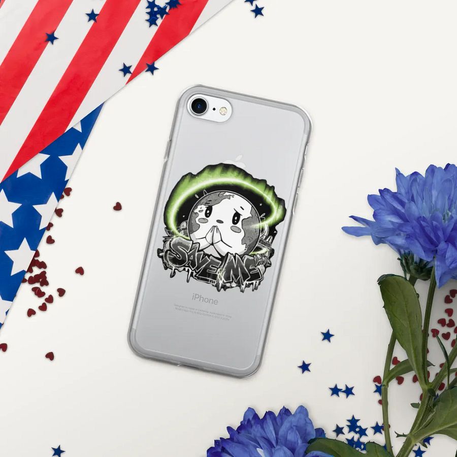 Save Me Clear iPhone® Case | Protect Your Phone & the Planet product image (3)