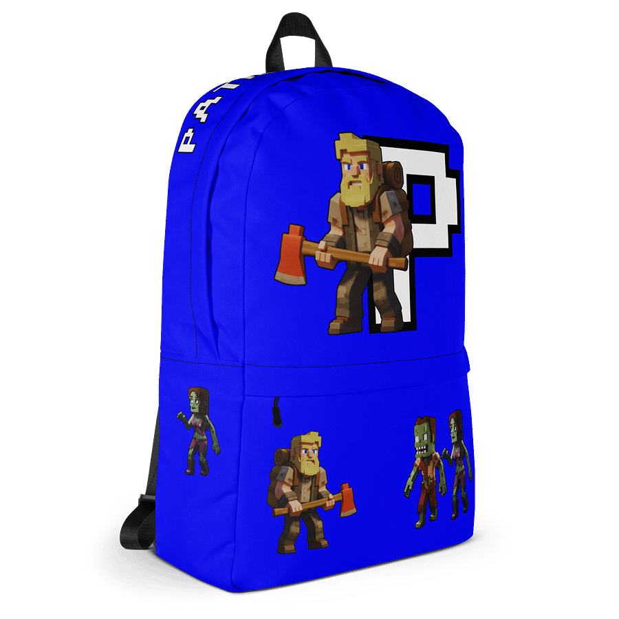 Patient PixelZ All-Over Print Backpack (Blue) product image (3)