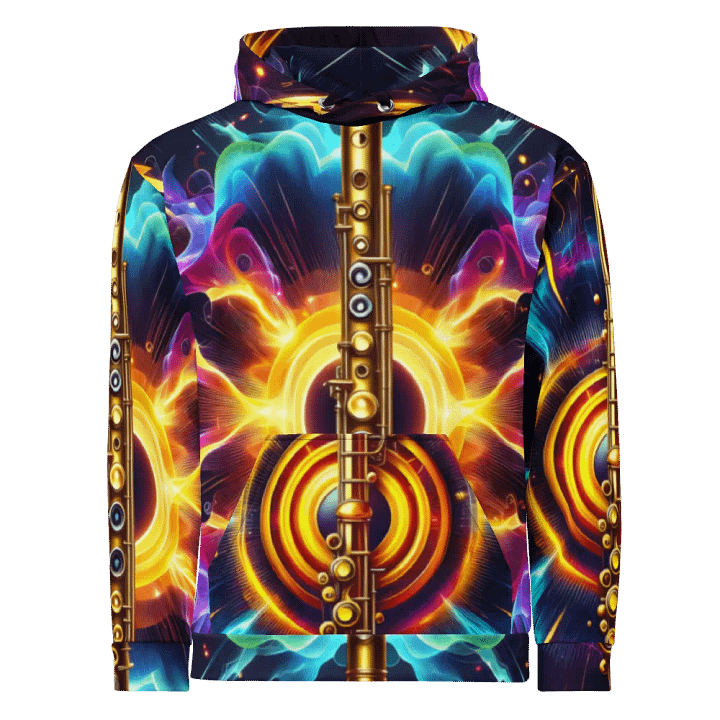 Flute Musical Instrument - All-Over Unisex Hoodie #17 product image (1)