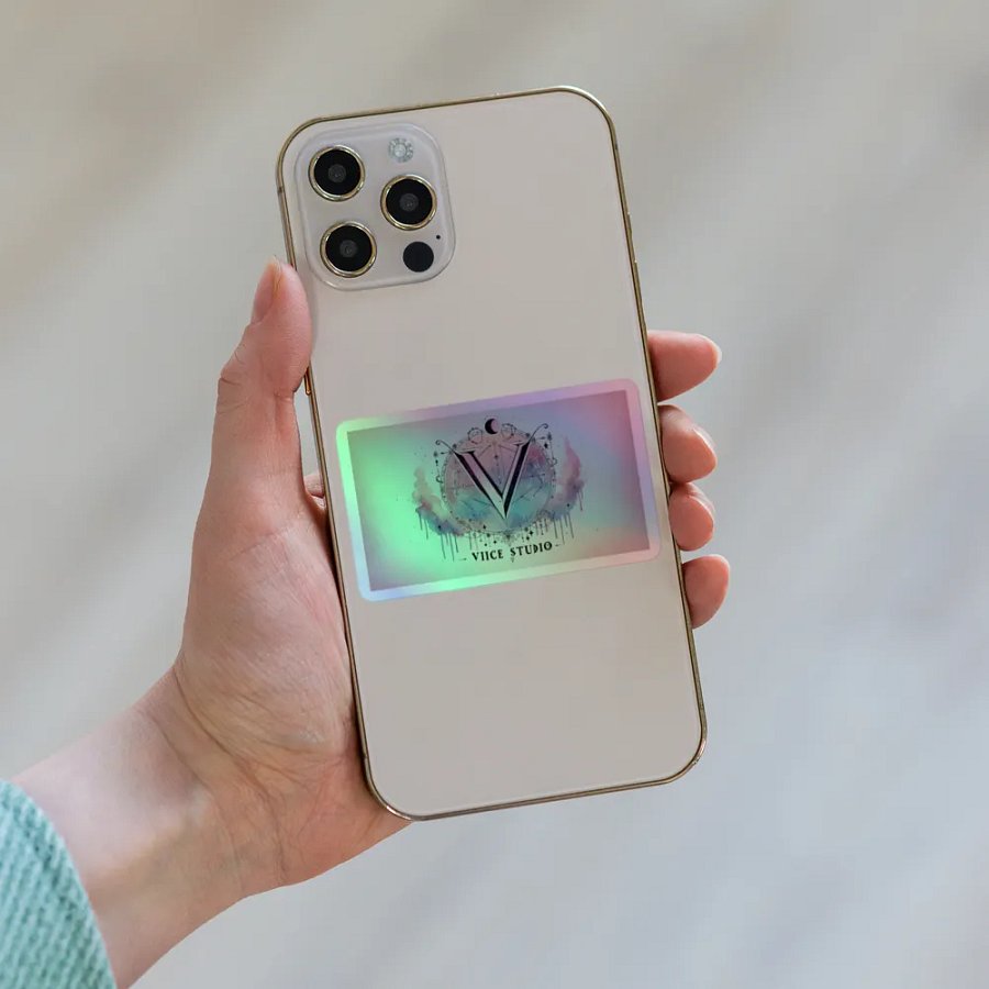 Galactic Glimmer Holographic Sticker product image (6)