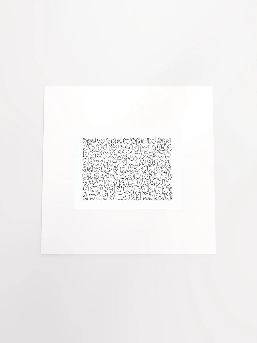 hyaw hyaw hyaw panel card print product image (3)