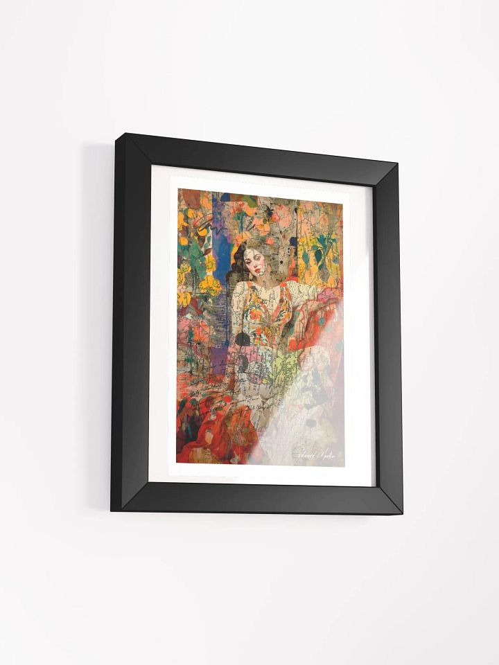 Lady of the World by Edward Martin-Vibrant Layers Framed Art Print product image (6)